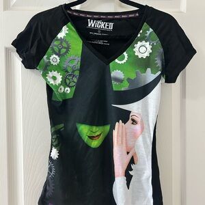 Black and White Fitted Graphic Tee